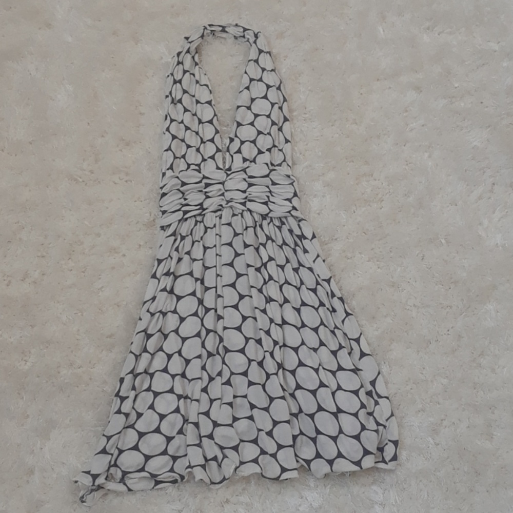 Rachel Pally brown white halter dress XS